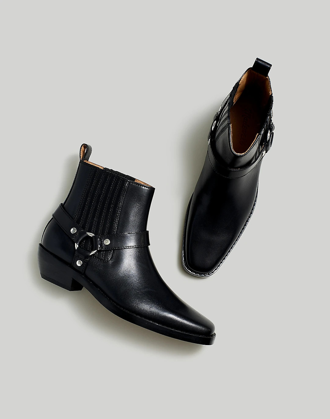 The Santiago Western Ankle Boot in Leather | Madewell