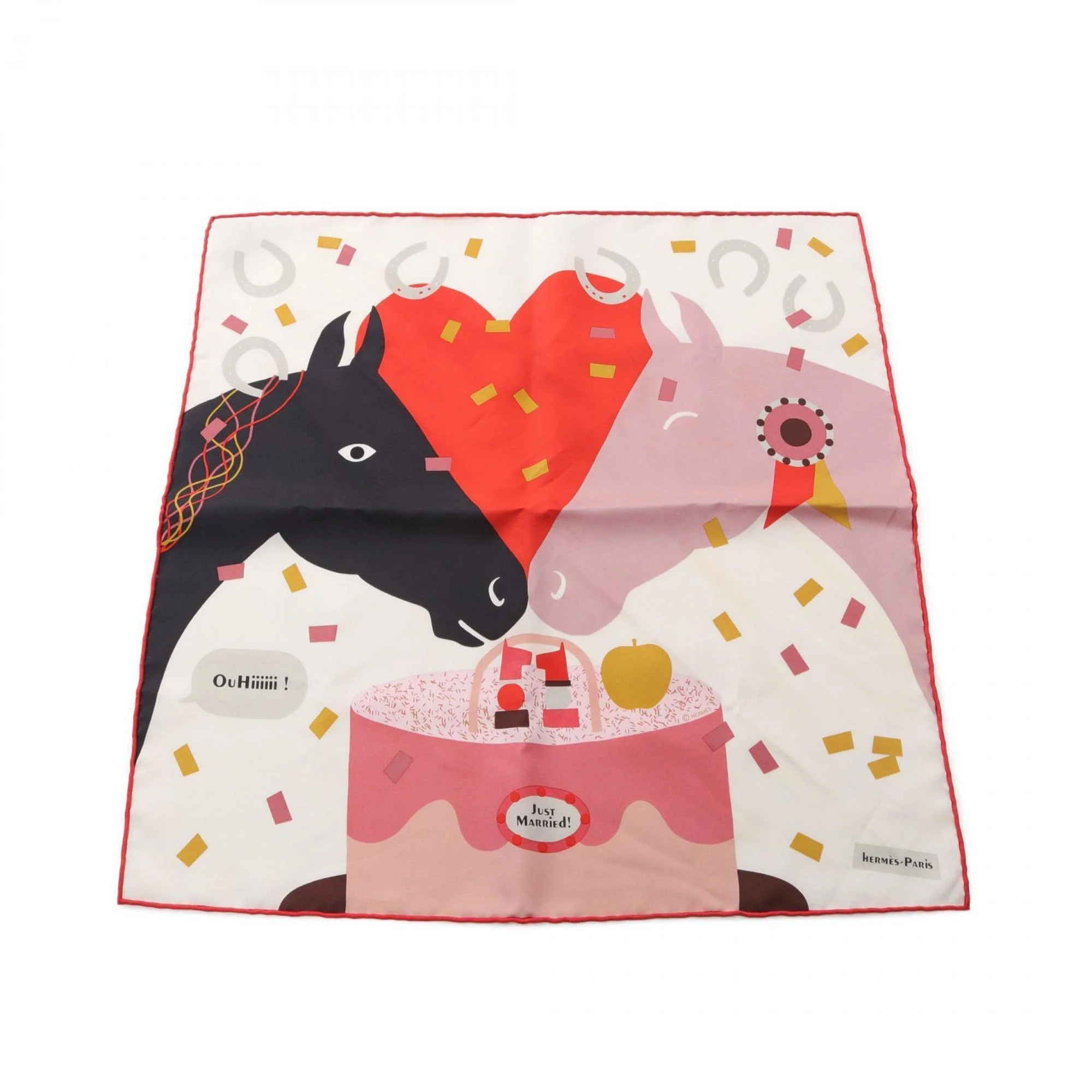 Hermes ivory Silk Scarf (Pre-Owned) | Shop Simon