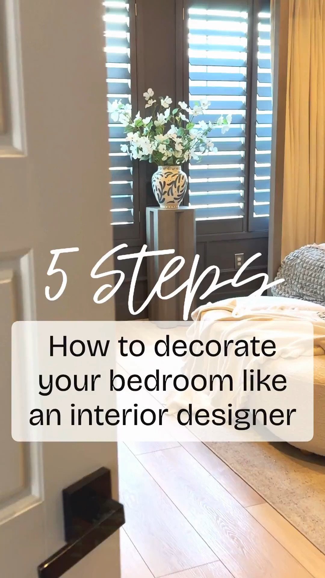 Easy steps to create a designer level room you will love! 

#LTKselfcare #LTKHome #LTKmorningroutine