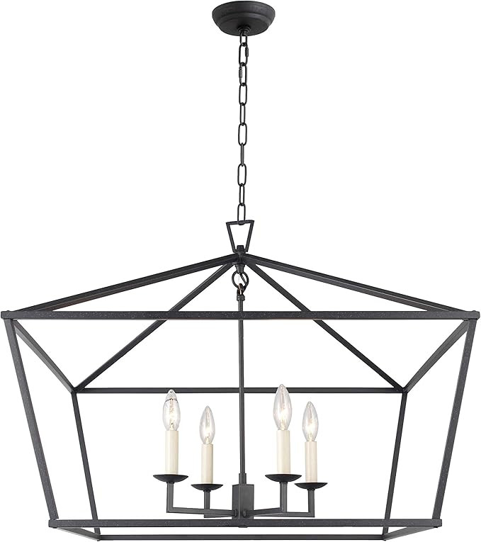 Chapman Casual Medium Wide Lantern Openwork Lantern Pendant Stairway Entry Kitchen Hall Foyer Fix... | Amazon (US)