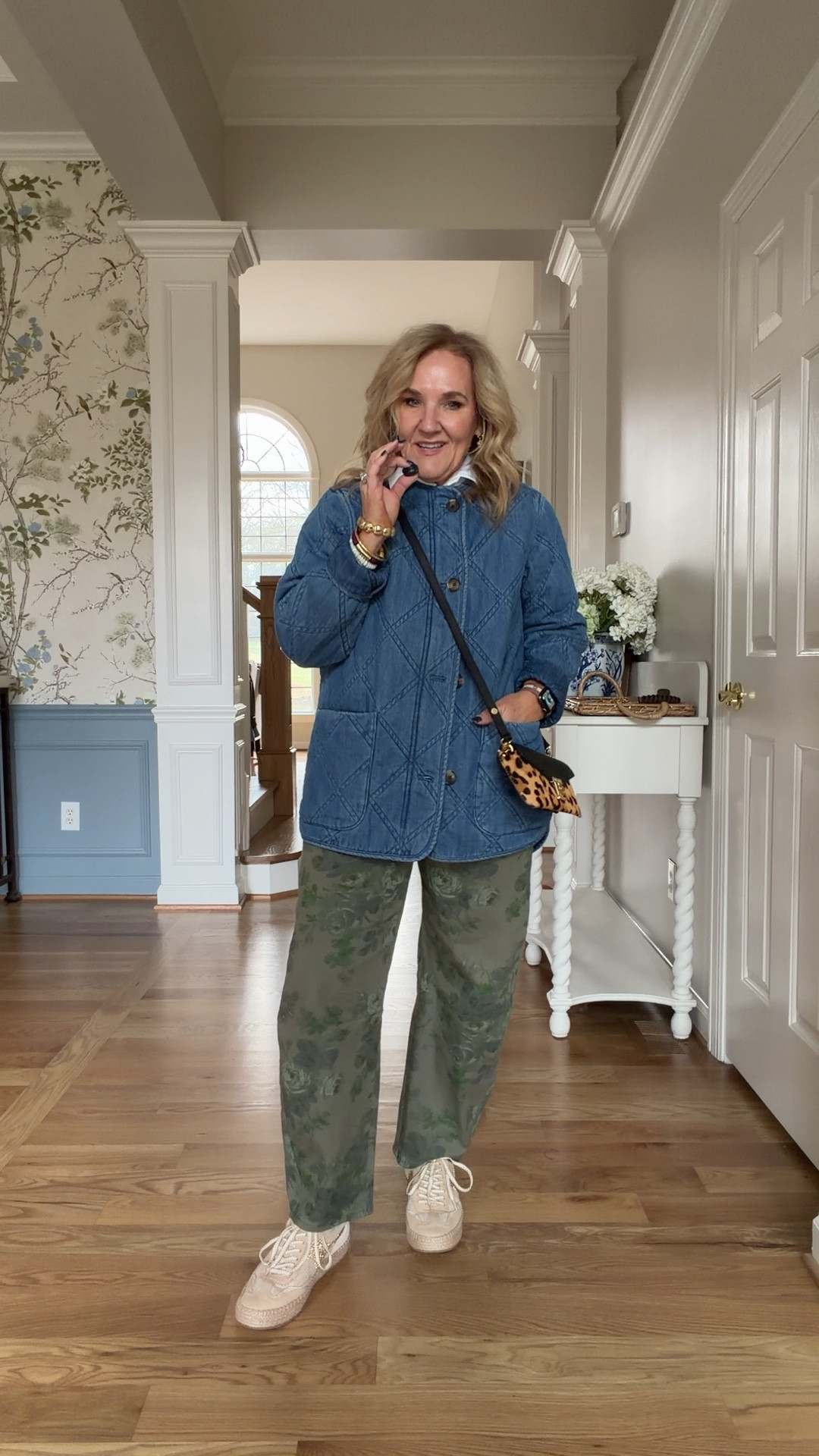 Sizing below
Floral jeans size 29
White blouse 1.0
Quilted Denim jacket medium
Including other denim tops that’ll work perfectly with these pants 

#LTKSaleAlert #LTKOver40 #LTKPetite