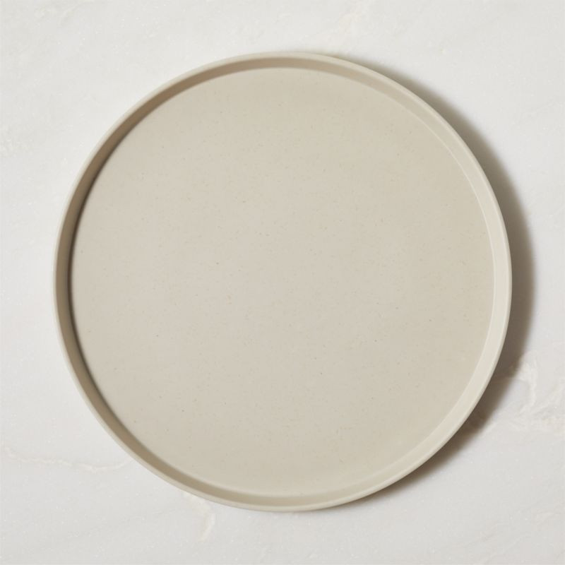 Sojourn Modern Beige Melamine Dinner Plate | CB2 | CB2
