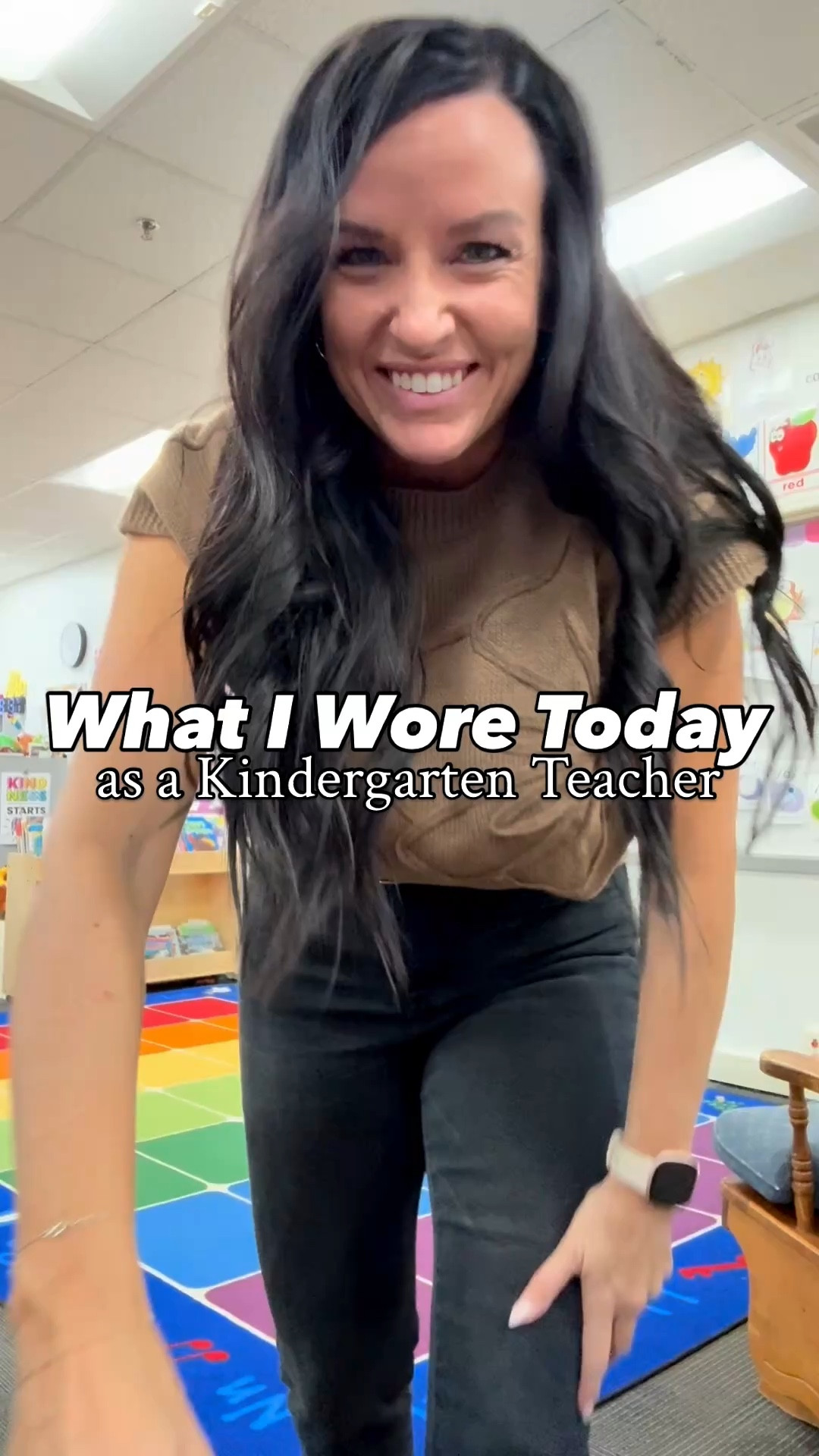 Here is today's teacher outfit! 🍂 

Comment "look" and I'll send you the links!

Loving this cute knit flower sweater for fall! It works on its own for a warm fall day, and will be cute for cold weather with a long sleeved shirt layered underneath! The sweater comes in more colors and fits TTS, I’m in a S. The jeans are Wit and Wisdom brand that I snagged during the Nordstrom Anniversary sale— worth every penny— and are my favorite cropped black jeans for work. The hem is raw, but you could keep the ends trimmed up with scissors. (They have GREAT stretch yet a hugging fit so DO NOT bag out! Yay!!) Fit TTS, or size down. I went with a size down to a 2! (I'm 5'5" tall and usually wear a size 4/27 for reference.)

Shop any of my posts on my page in the LTK app! Direct link- https://liketk.it/5wK94 (affiliate)


#teachersofinstagram #amazonfashionfinds #amazonfashion
#teachersfollowteachers #Itkworkwear #Itkfindsunder50
#Itkseasonal #affordablefashion #casualstyle casual style, affordable fashion, this is 40, teacher outfit ideas, elementary teacher, kindergarten teacher, jeans outfit, thanksgiving outfit idea, thanksgiving sweater, brown sweater, black jeans

#LTKStyleTip #LTKSeasonal #LTKFindsUnder100