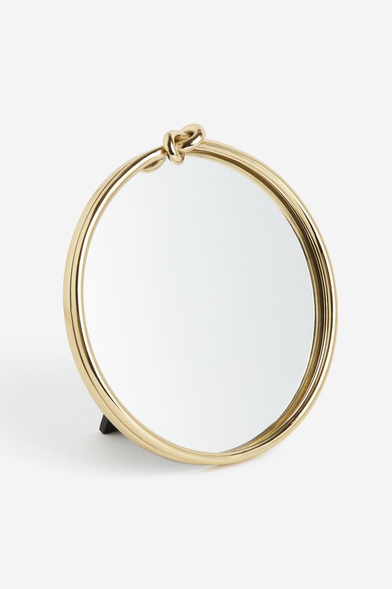 Knot-detail Table Mirror - Gold-colored - Home All | H&M US | H&M (US + CA)