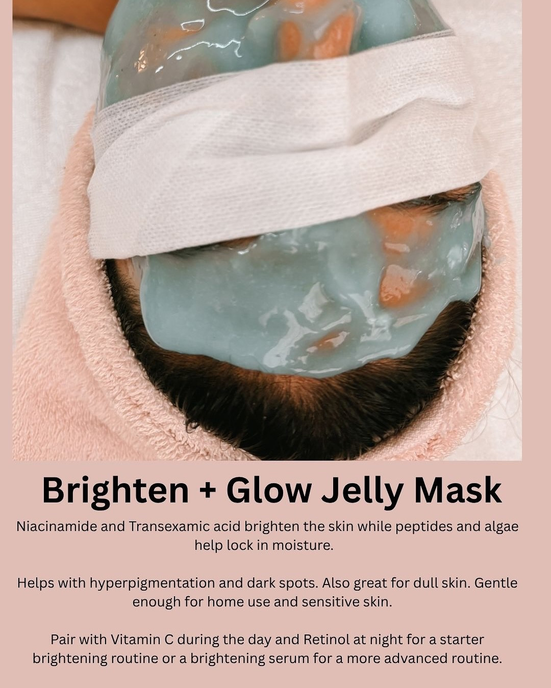 ✨ Need a skin reset? Meet the Hydropeptide Brighten + Glow Jelly Mask — your new favorite way to shine, shimmer and glow. 💖

This cooling jelly is packed with heavy-hitters like:
💧 Tranexamic Acid to help fade stubborn spots,
🌿 Alginate from brown algae for deep hydration, and
💫 Peptides + Hydrolyzed Collagen to smooth fine lines and give your skin bounce-back energy.

Perfect before a big event or anytime your complexion is feeling “a little more 𝘧𝘳𝘢𝘨𝘪𝘭𝘦 than you thought.” 🪩

📦 Tap the link in bio to treat yourself to this glow-up-in-a-jar. Your skin’s about to speak now. ✨ #Hydropeptide #BrighteningJellyMask #GlowGoals #SkincareSwiftie #BarrierBoost #NextGenGlow

Have hyperpigmentation or dark spots?  USE THIS MASK. 

This mask will help while also hydrating and anti-aging peptides. 

Pair with a brightening serum every night. Linking the one I most recommend to clients below. 

#hydropeptide #skincareprofessional #estheticiantips #estheticnotes 

Comment BRIGHTEN below to receive a DM with the link to this post on my LTK ⬇ https://liketk.it/5fQrQ #ltkfindsunder50 #ltkbeauty #ltkstyletip #hydropeptide #estheticiantips