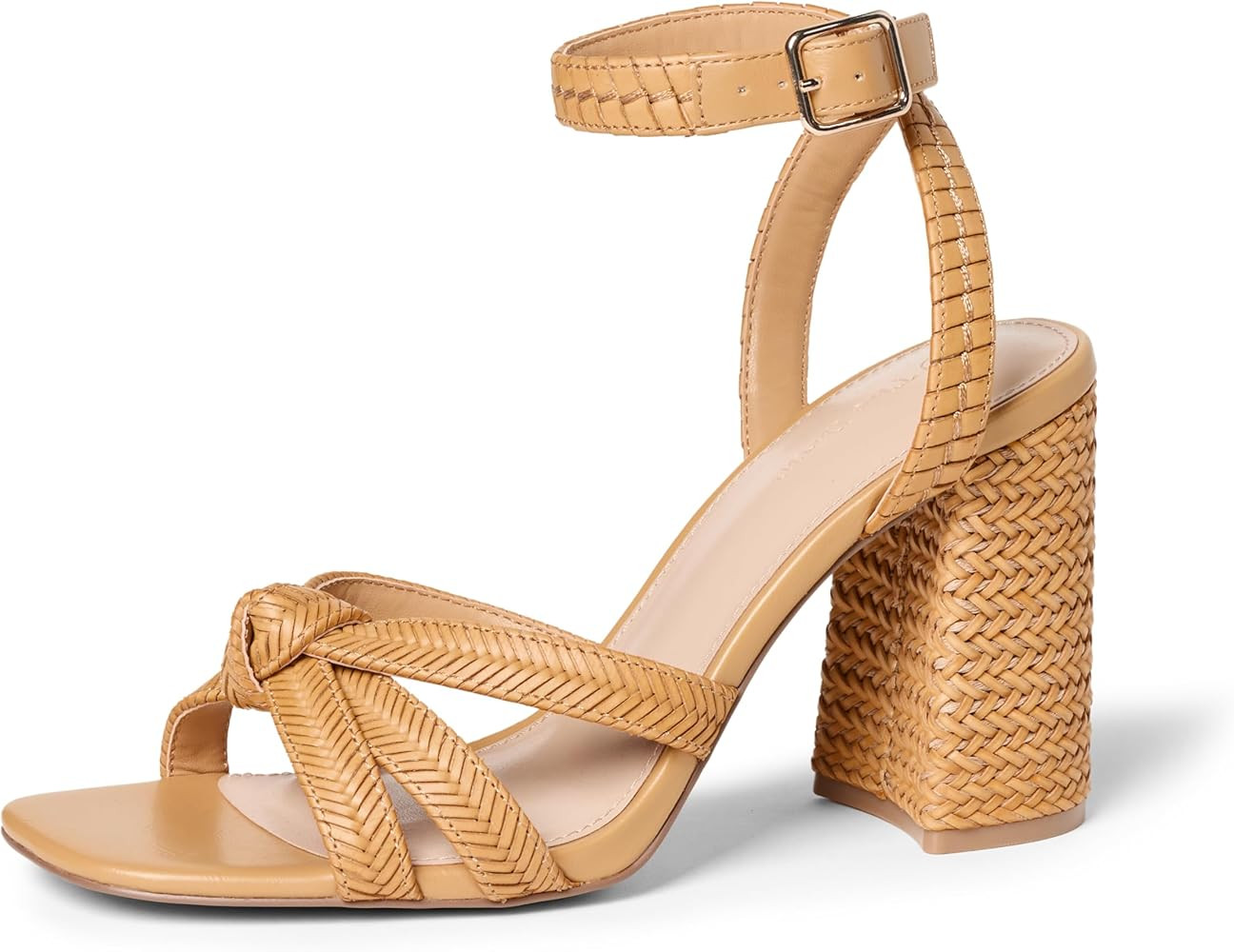 The Drop Women's Renalda Woven Chunky Heel Sandal | Amazon (US)