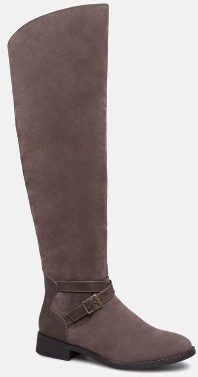 JustFab Flat Boots Bailey Boot Womens Brown Size Standard Width | JustFab