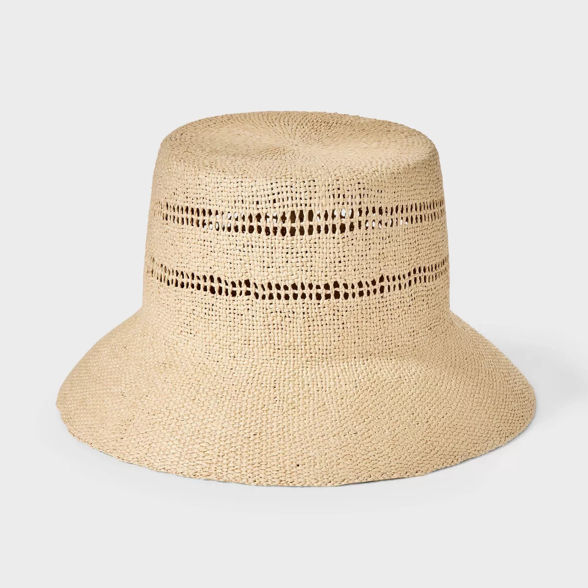 Straw Bucket Hat - A New Day™ Beige | Target