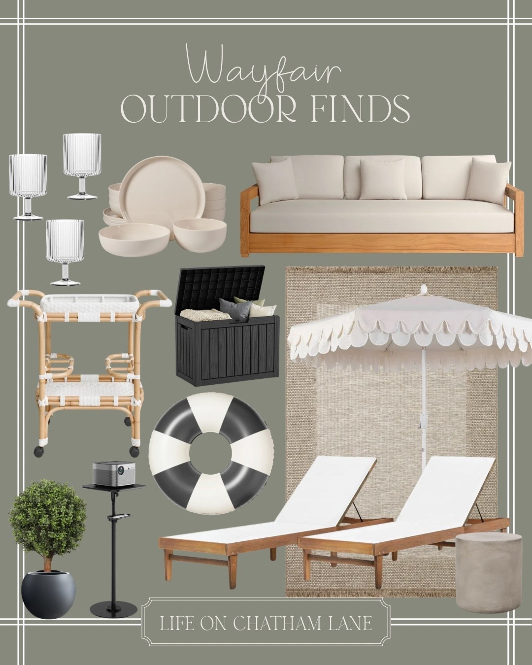 Wayfair outdoor finds!  From outdoor patio furniture, umbrellas, storage containers, outdoor rugs, and more! @Wayfair

#LTKHome #LTKSwim #LTKSeasonal