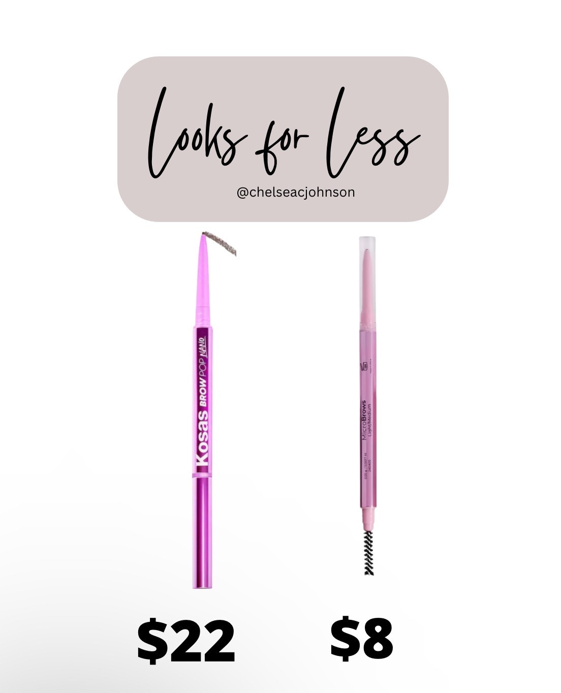 Kosas eyebrow pencil 
Mcobeauty eyebrow pencil 


#LTKBeauty #LTKSaleAlert #LTKStyleTip