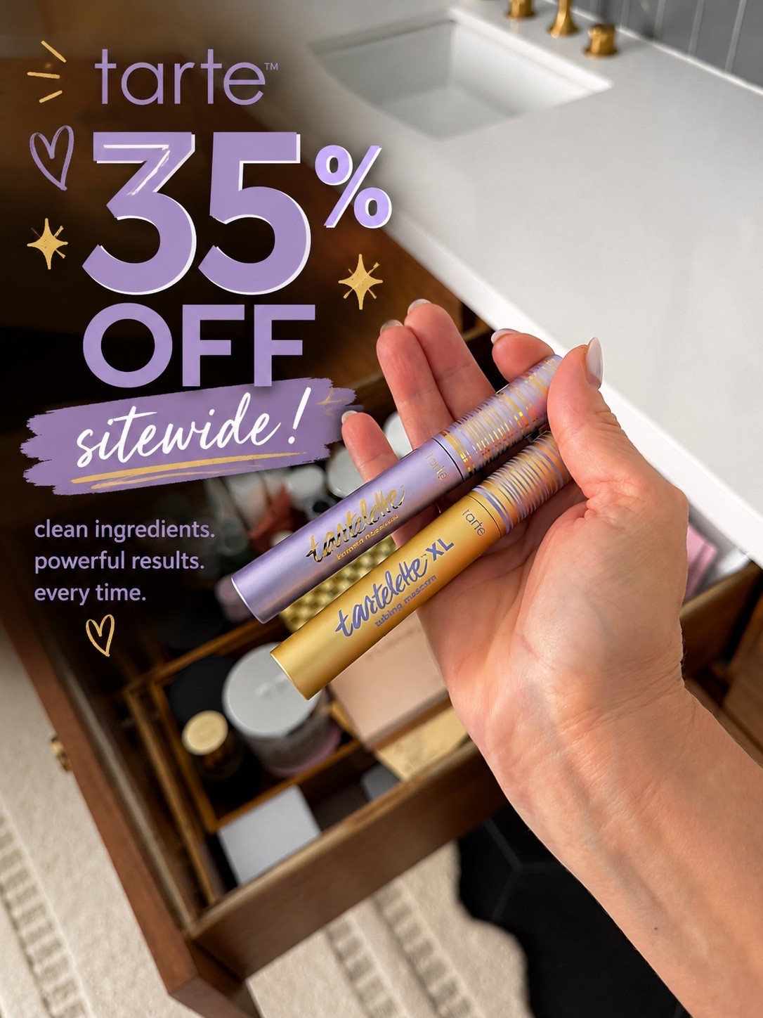@Tarte  is 35% OFF 💜✨ Consider this your sign to restock your favorites (and maybe try something new 👀).

I’m grabbing my mascara must-haves while the sale is on because 35% off is too good to pass up. 🛍️

#Tarte #TarteCosmetics #TarteSale #BeautySale #MakeupDeals #MakeupFavorites #BeautyFinds

#LTKSaleAlert #LTKselfcare #LTKBeauty
