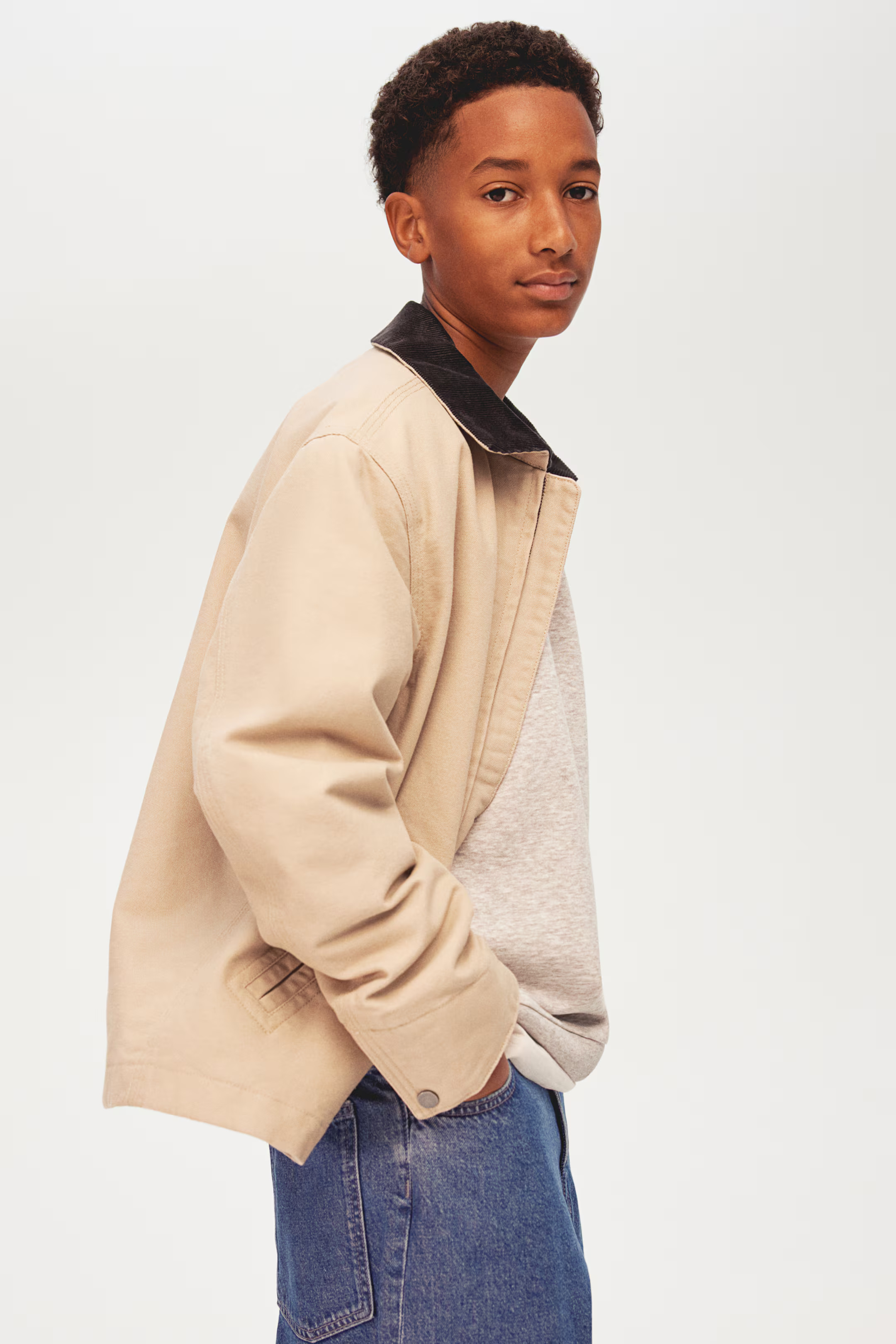 Cotton Canvas Jacket | H&M (US + CA)