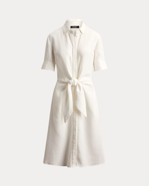 Tie-Front Linen Shirtdress | Ralph Lauren (UK)