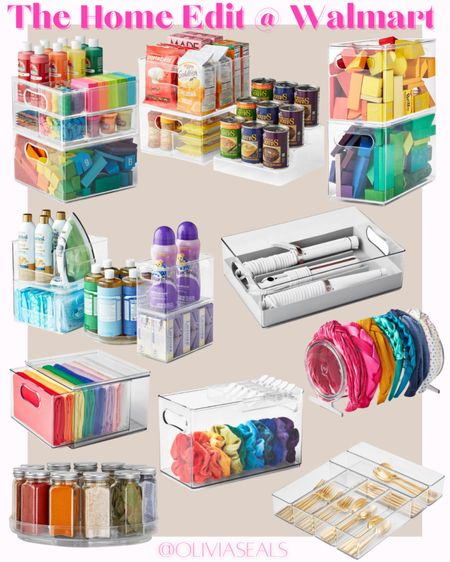 The Home Edit at Walmart haas a ton of great and affordable modular clear organizing bins, containers, labels, systems, and more! #LTKGiftGuide 

#LTKhome #LTKunder50