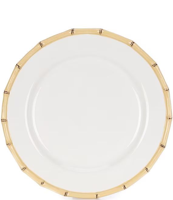 Southern Living Gemma Collection Stoneware Bamboo Dinner Plate | Dillard's | Dillard's
