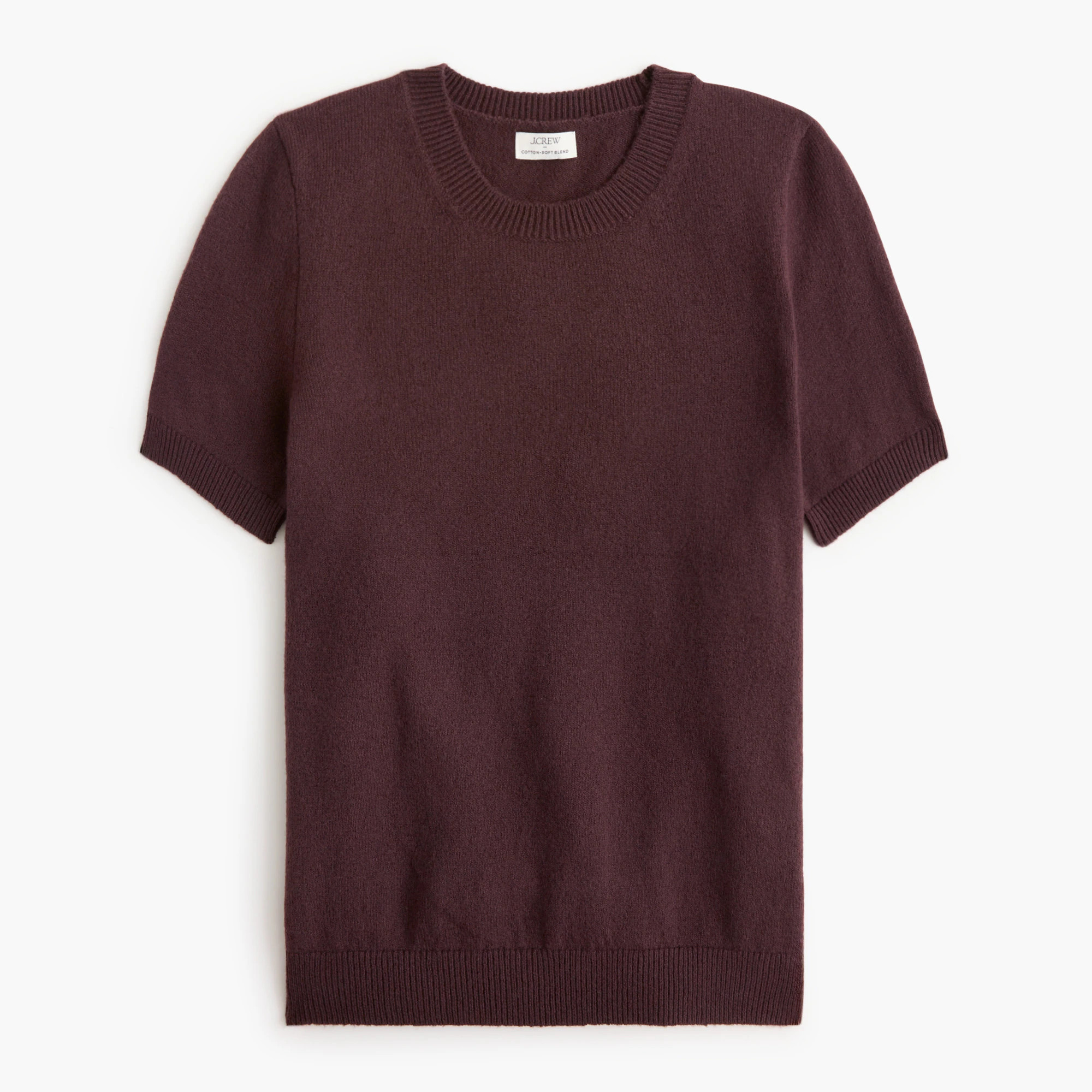 Short-sleeve sweater in cotton-soft blend | J.Crew Factory