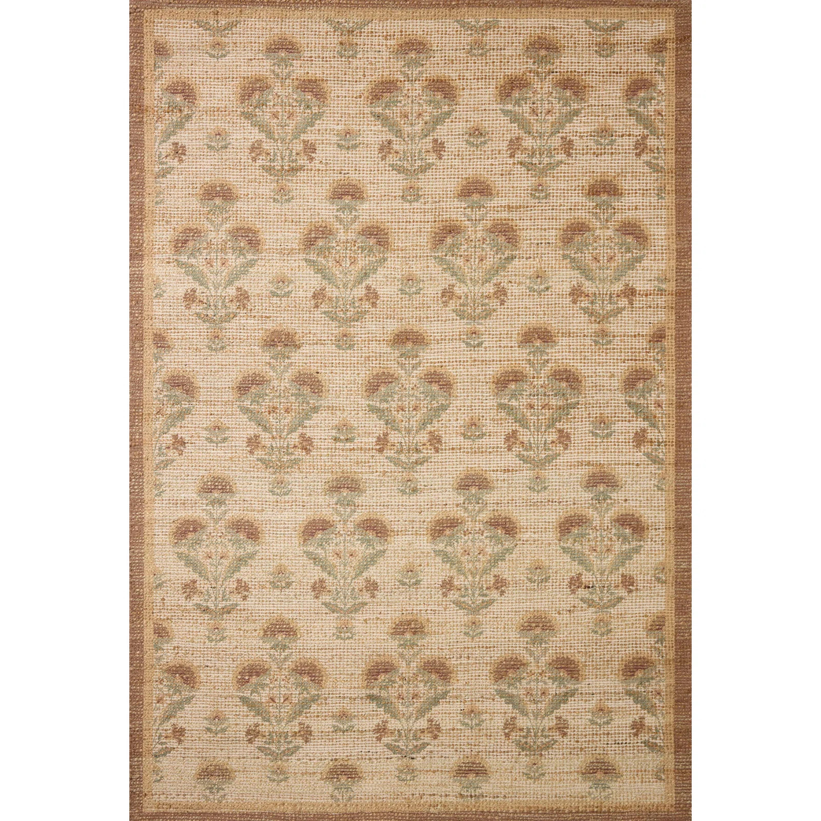 Chris Loves Julia x Loloi Rue Wheat / Sage Area Rug | Wayfair North America