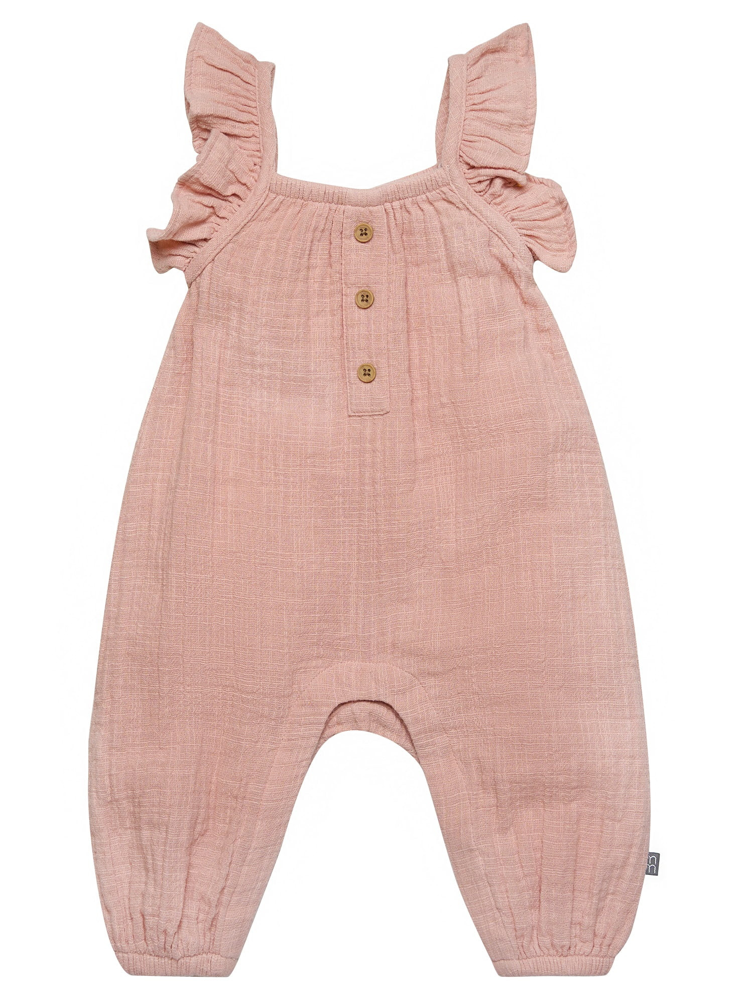 Modern Moments by Gerber Baby Girl Long Leg Romper, Sizes 0/3 Months - 24 Months | Walmart (US)