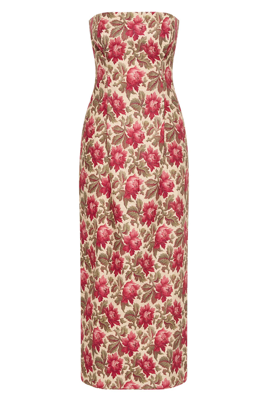 ROSALIE STRAPLESS DRESS - ROSE BUD | POSSE (US)
