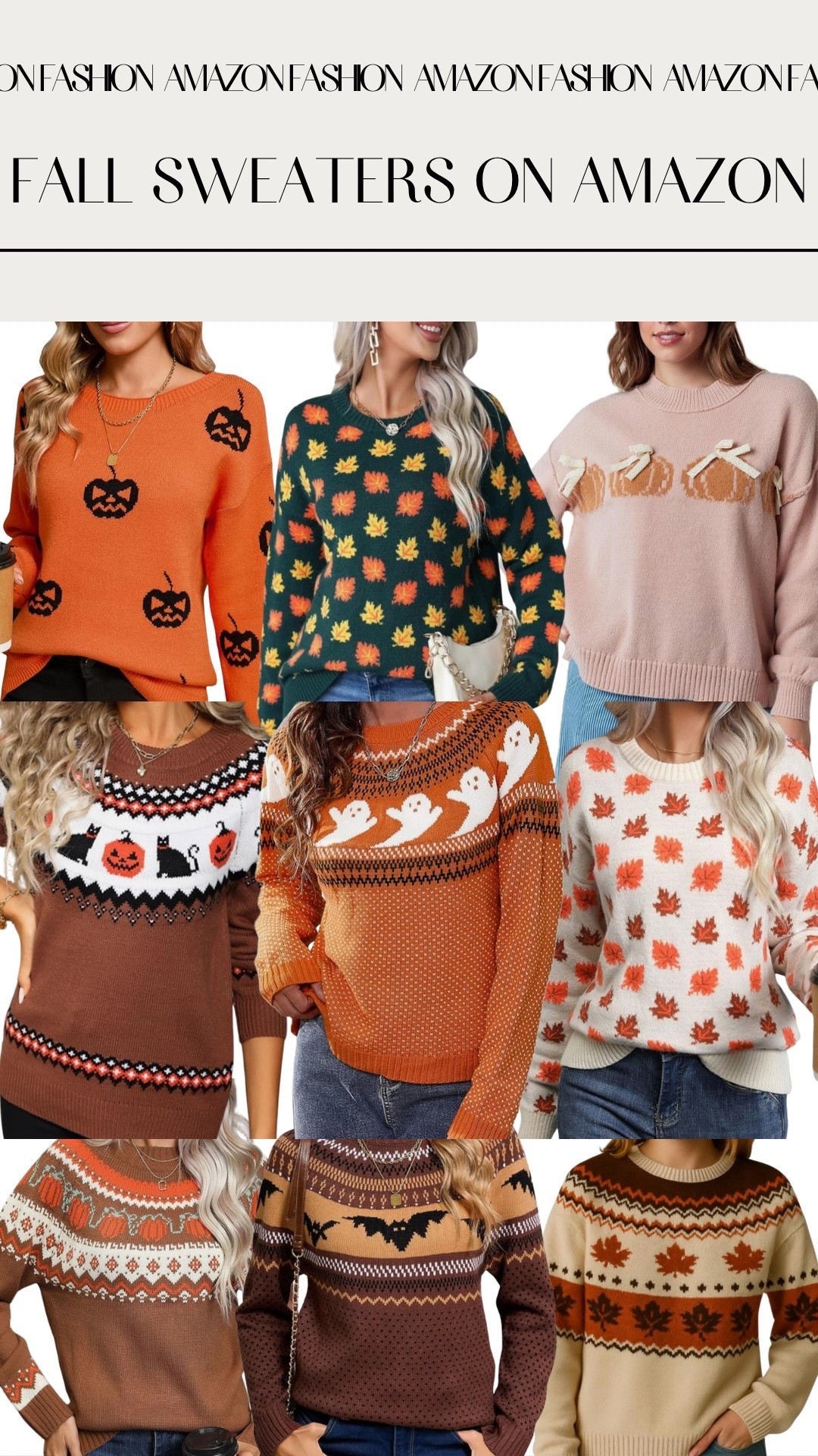 Rounded up some adorable fall sweaters on Amazon! 🍂👻🎃

#LTKSeasonal #LTKautumn #LTKFindsUnder50