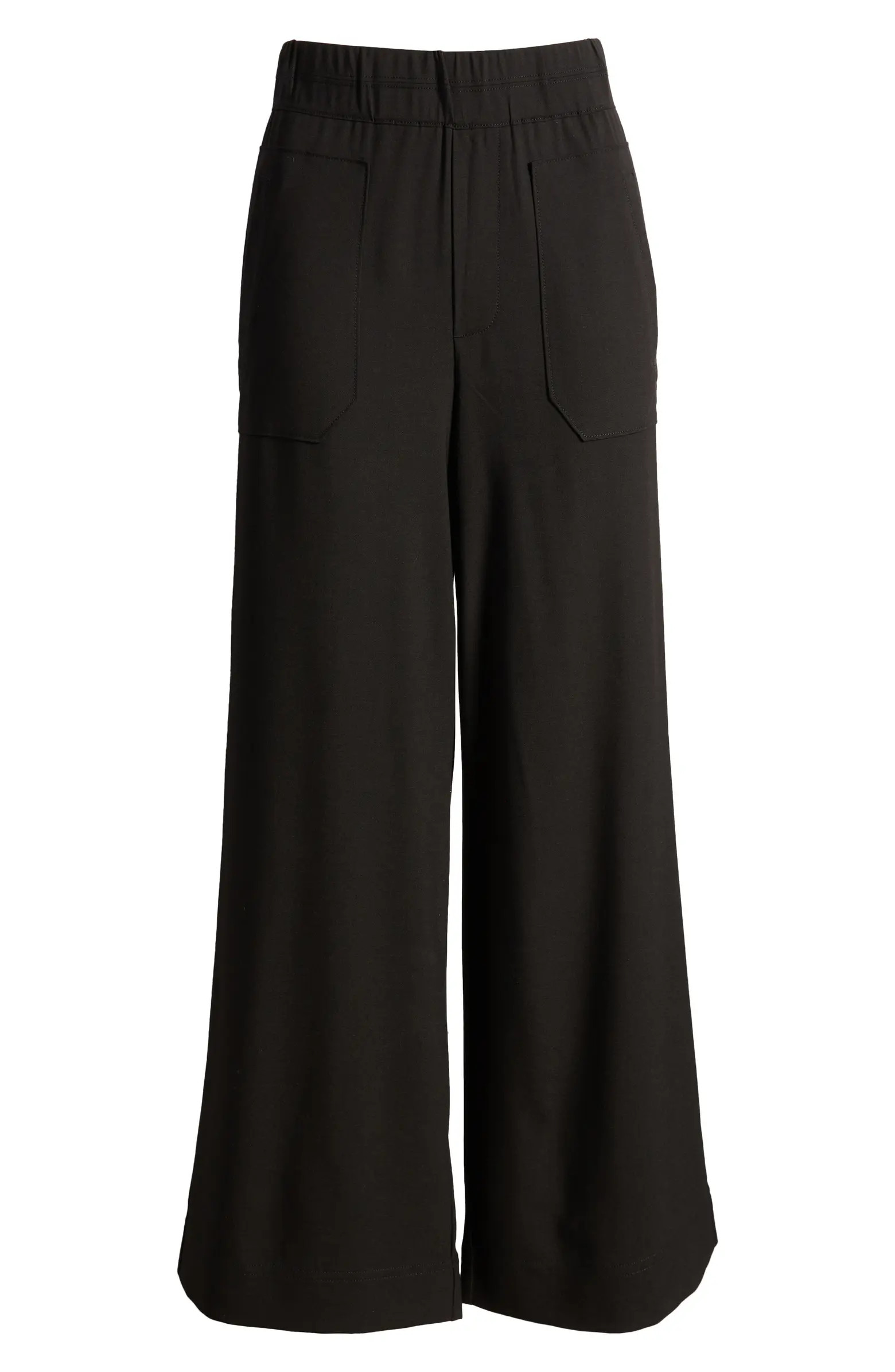 High Waist Patch Pocket Wide Leg Pants | Nordstrom