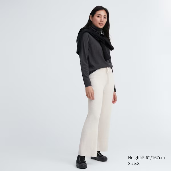 Washable Knit Ribbed Pants4.4(See 105 reviews)Stylish design to wear indoors or out. Machine-wash... | UNIQLO (US)