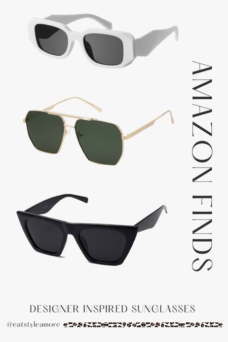 Designer inspired sunglasses. All under $20 and I wear these more than my designer pairs!

#LTKunder50 #LTKFind