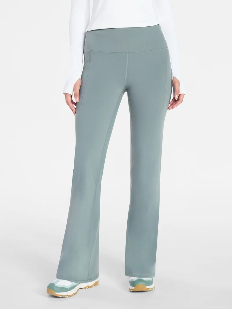 Avia Women's SoftSculpt Flare Leggings with Pockets, Sizes XS-4X | Walmart (US)