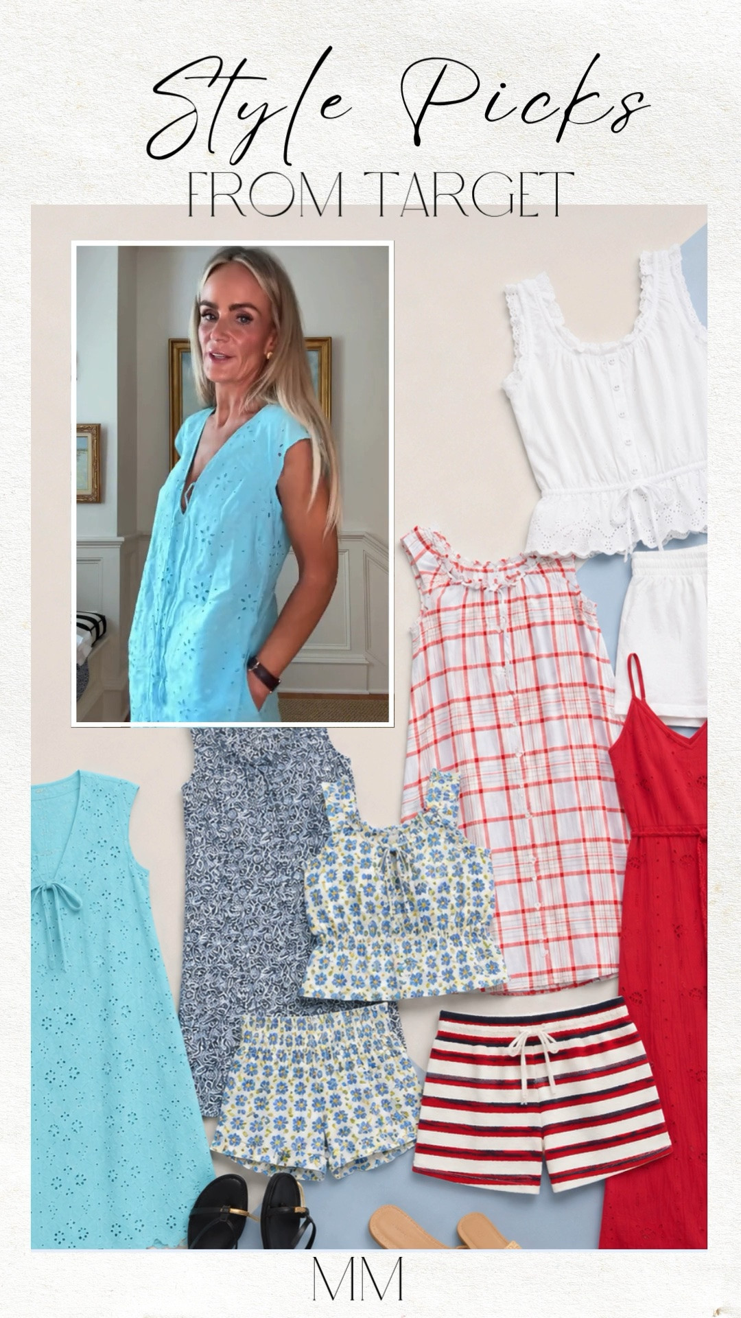 Target summer finds are so good right now. ☀️

If you’re looking for affordable summer outfits that look elevated, these Target fashion finds are worth adding to your cart. From breezy cotton dresses and matching sets to eyelet tops, linen shorts, woven sandals, and easy vacation staples, these pieces are perfect for everyday wear, beach trips, weekend brunch, and summer vacations.

Which piece are you shopping first?

[target style, Target fashion, Target summer outfits, Target clothing, affordable summer fashion, summer dresses, matching sets, eyelet top, linen shorts, woven sandals, vacation outfits, beach vacation outfits, casual summer outfits, women’s summer fashion, affordable style, resort wear, capsule wardrobe, Target finds, chic summer style, everyday outfits]

#LTKOver40 #LTKTravel #LTKSaleAlert