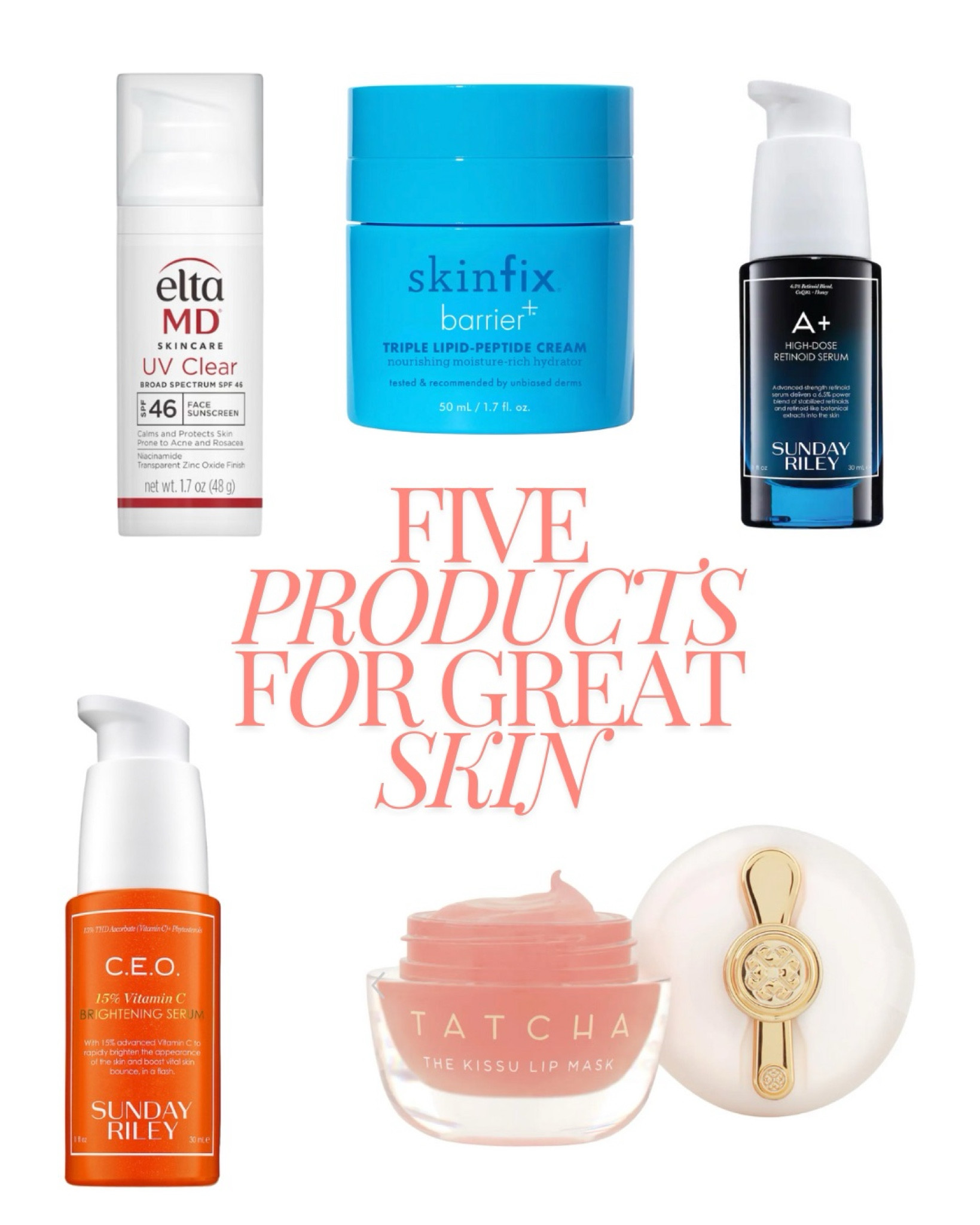 I personally use every single one of these. Love the skinfix duper for skinceuticals - and not paying $155

#skincare 

#LTKbeauty #LTKfindsunder50 #LTKfindsunder100