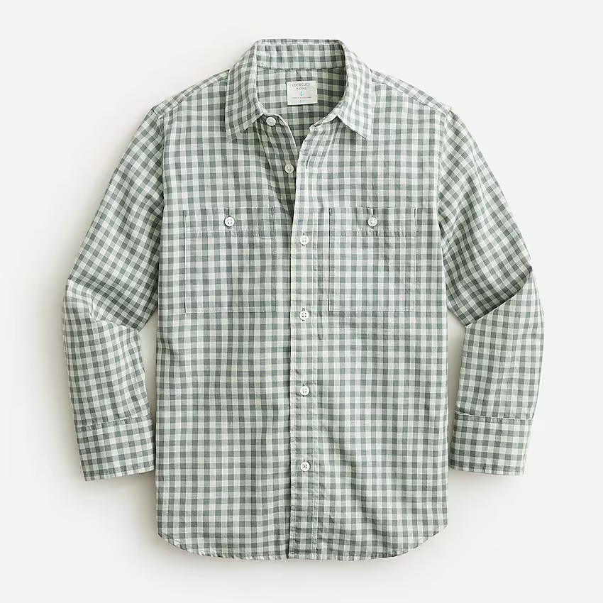 Kids' relaxed-fit shirt in lightweight flannel | J. Crew US