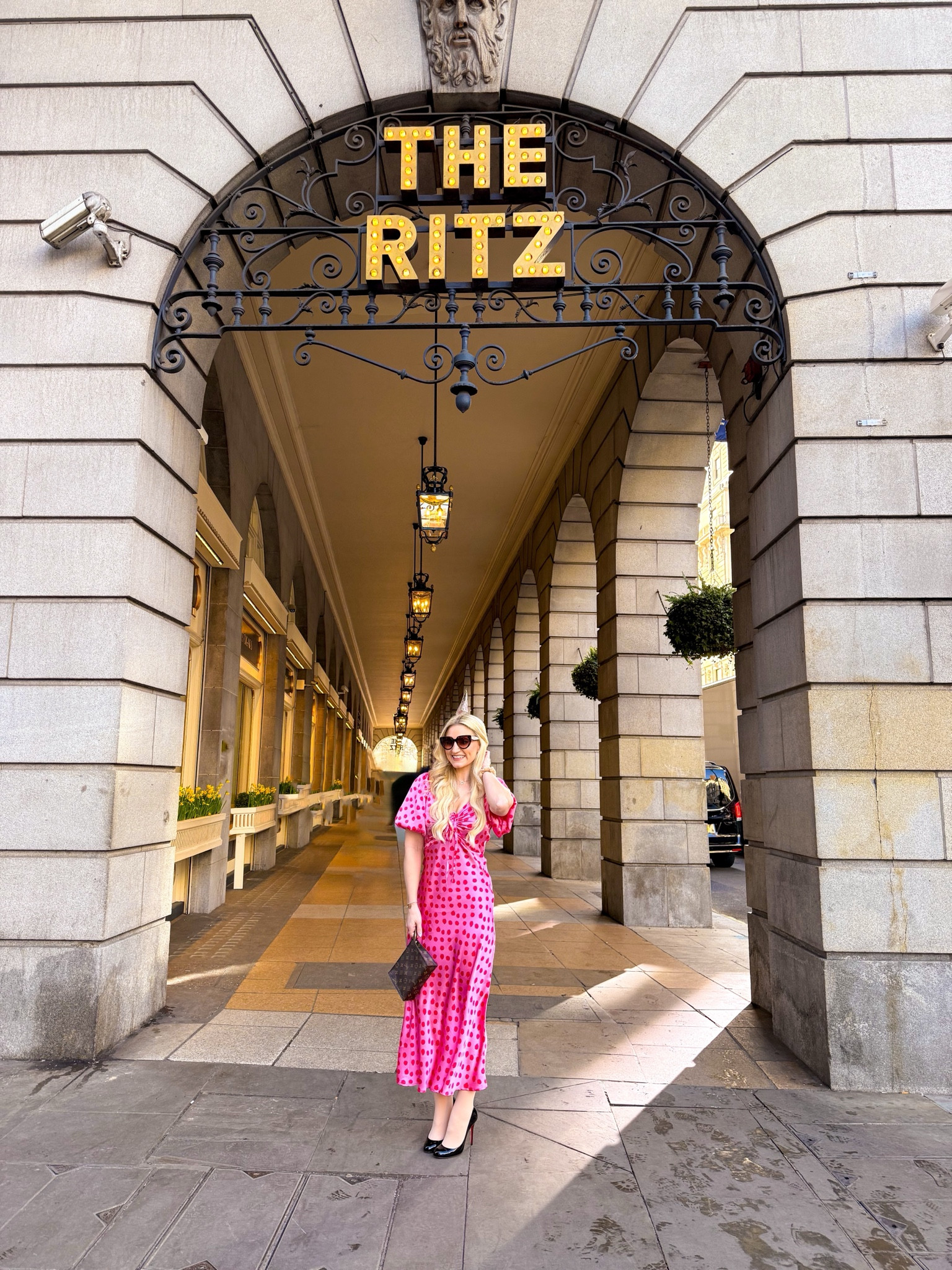 Puttin on The Ritz! 40th birthday celebrations in a gorgeous dress why not. 