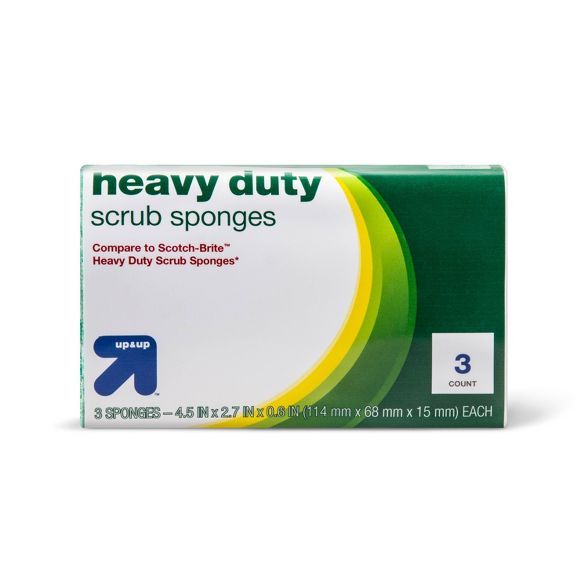 Heavy Duty Scrubbing Sponges 3ct - Up&Up™ | Target