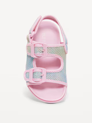 Mesh Double-Strap Sandals for Toddler Girls | Old Navy (US)