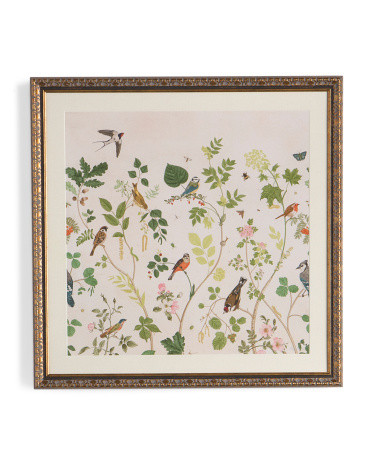 24x24x1 Wildflower Under Glass With Mat Framed Wall Art | TJ Maxx
