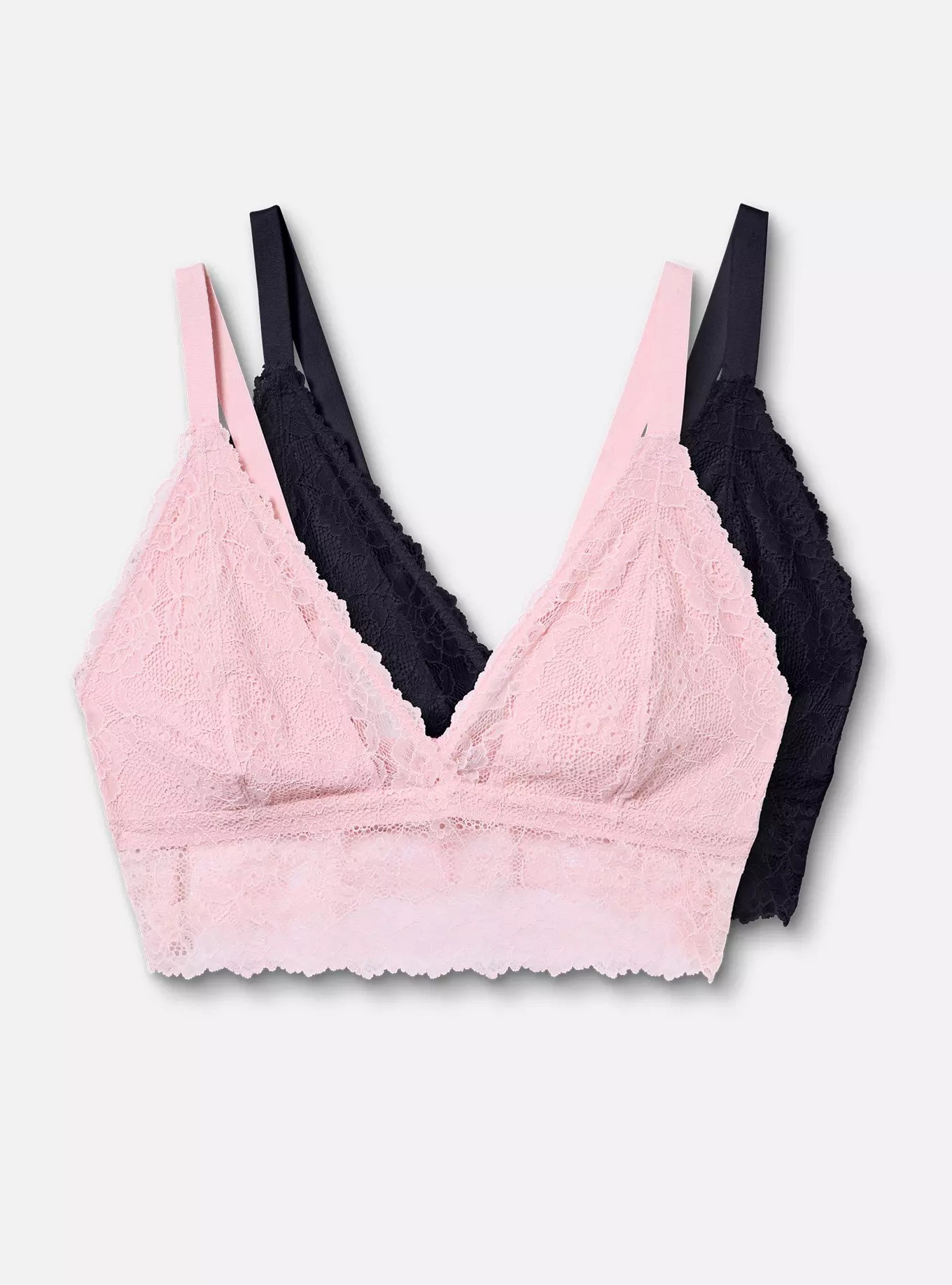 2-Pack Unlined Lace Bralette | Torrid (US & Canada)
