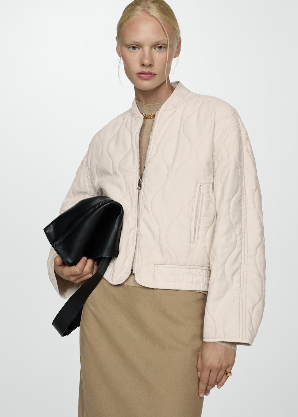 Quilted bomber jacket - Women | MANGO USA | Mango (US/MX/AU)