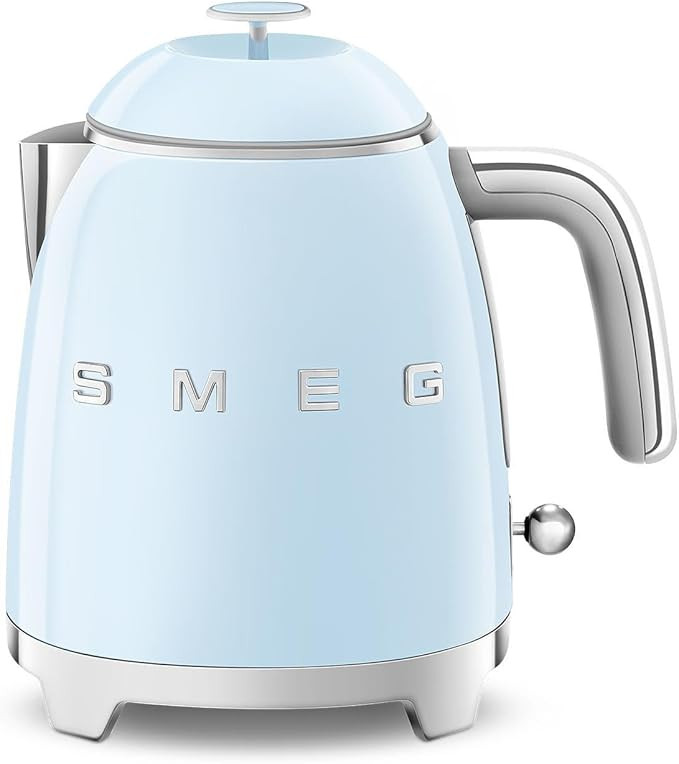 SMEG Mini 50's Retro Style 3 Cup Electric Kettle with Double Wall Anti Slip Base and Water Level ... | Amazon (US)