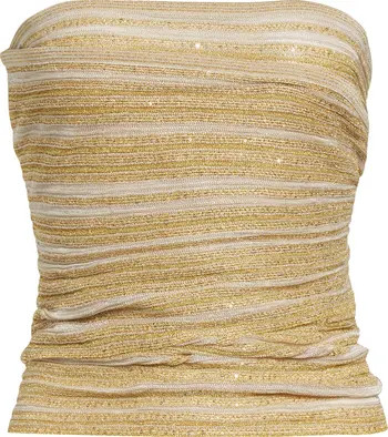 Missoni Ruched Metallic Tube Top | Nordstrom | Nordstrom
