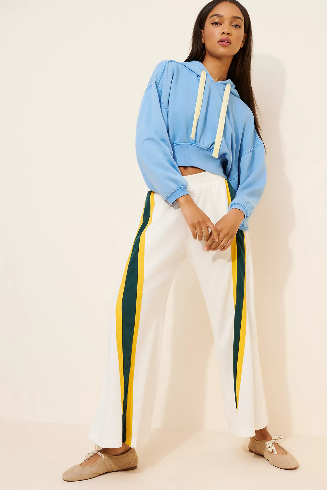 Daily Practice by Anthropologie Drawstring Cropped Hoodie | Anthropologie (US)