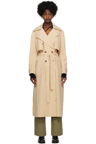 Tan Maral Trench Coat | SSENSE