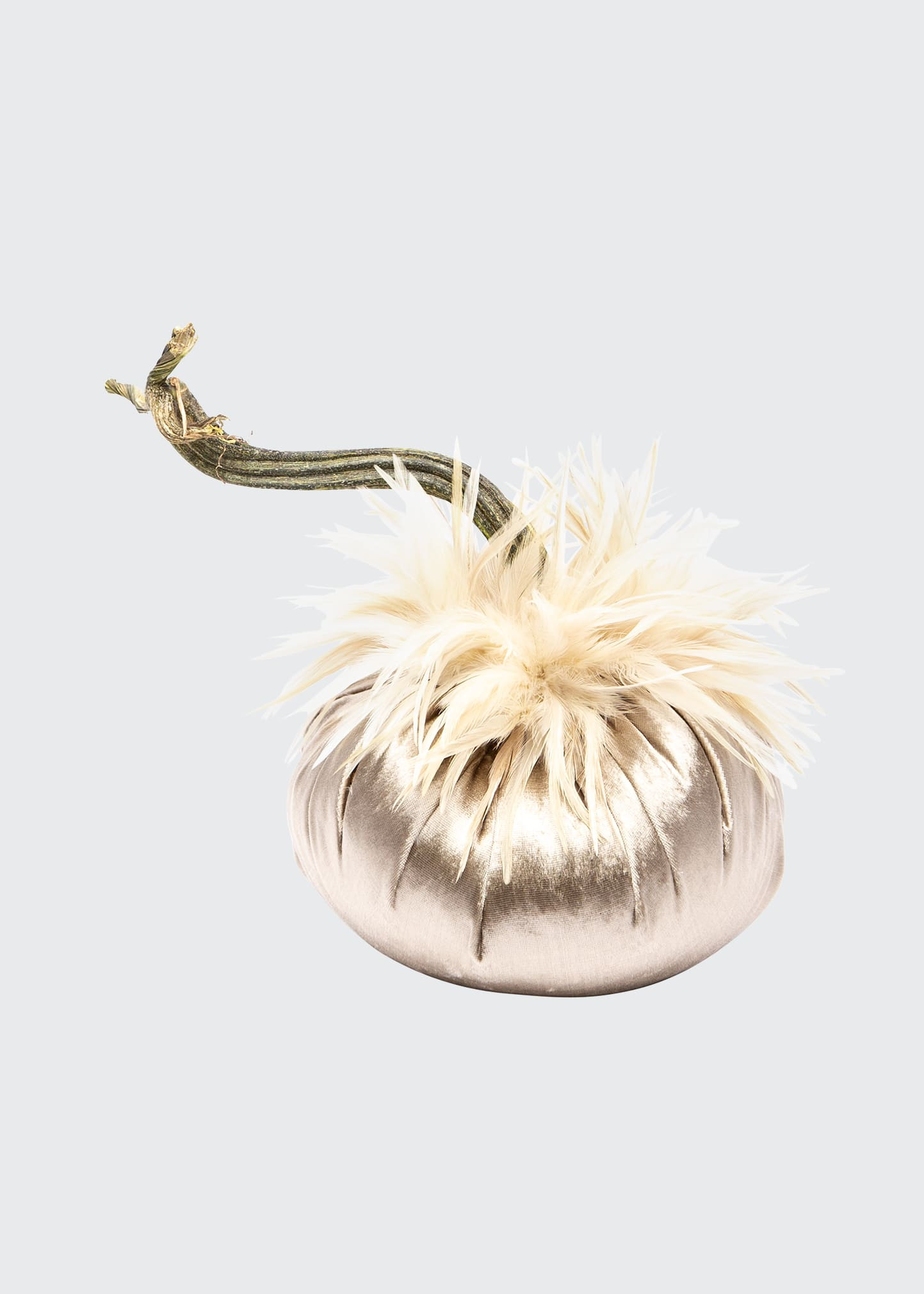 Large Feather Pumpkin | Bergdorf Goodman