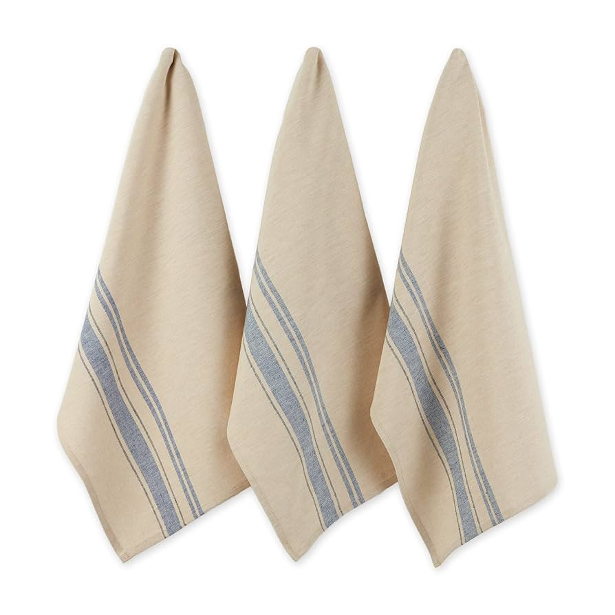 DII French Stripe, Kitchen Collection, Nautical BlueDishtowel Set, 3 Count | Amazon (US)