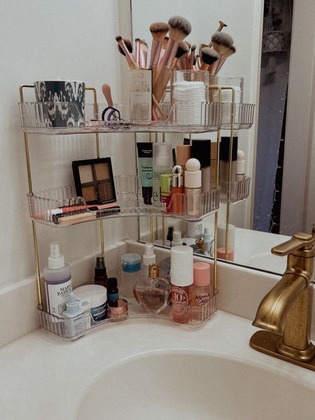 Corner storage shelf, corner organization shelf 

#LTKhome #LTKbeauty