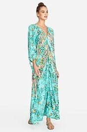 TAINA PANELED MAXI COVER UP | Johnny Was