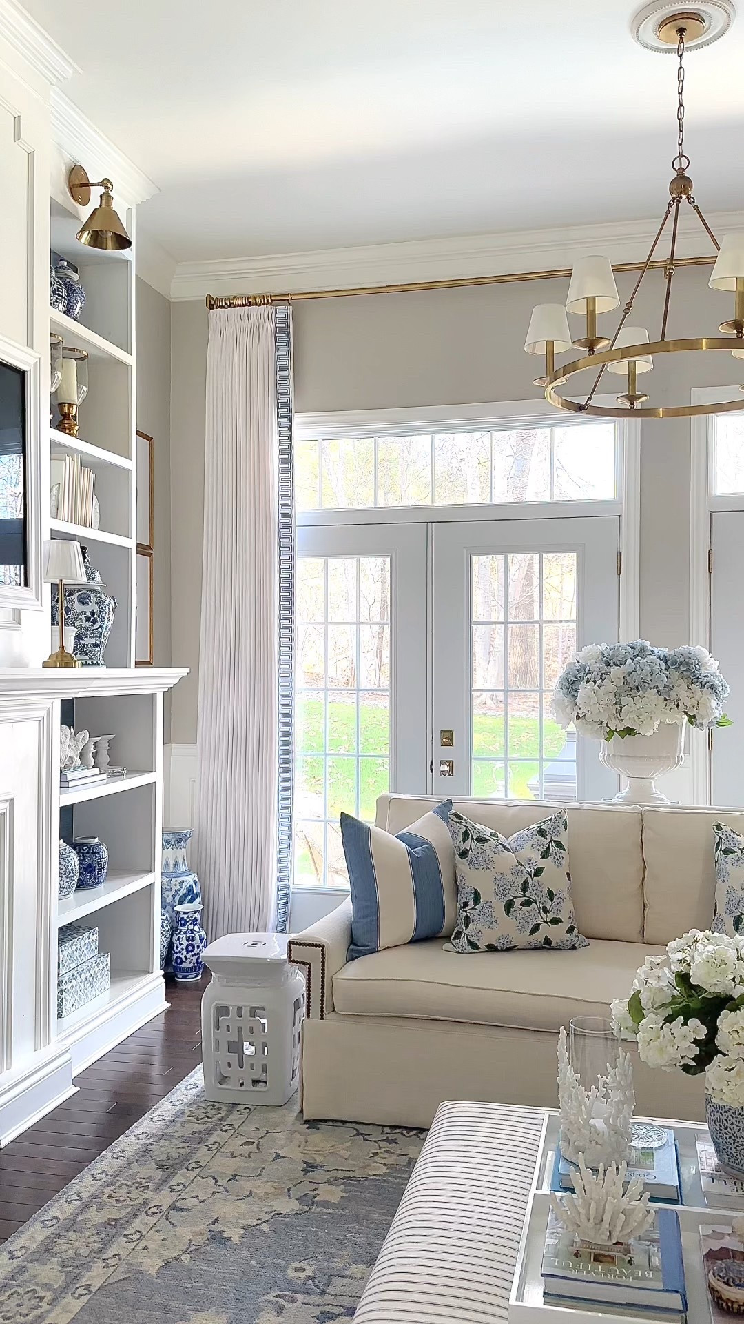 Summer is coming and we have new drapes from @twopagescurtains of course!💙I went with a brighter look in this space to play up all of our blue and white and they are perfection! I love this trim border so much, I chose it for new kitchen shades that are coming soon also!  What I love most about @twopagescurtains is that the options are limitless, from header styles to trim choices, from fabric to colors and everything in between. Get a true, luxe for less custom look in your home! 

GET 15% OFF WITH MY CODE CITRINELIVING!

Here are our details:

Fabric: Liz Linen
Color: Beige White 1908-1
Trim: G51
Header style: Triple pleat
Single panel: 86”W x 121.75”H
Liner: Privacy
Memory Shape: Yes

#LTKWatchNow 

#LTKHome #LTKStyleTip