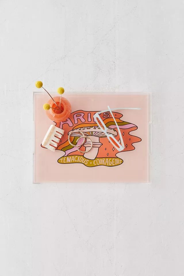 Doodle By Meg For Deny Zodiac Mushroom Tray | Urban Outfitters (US and RoW)