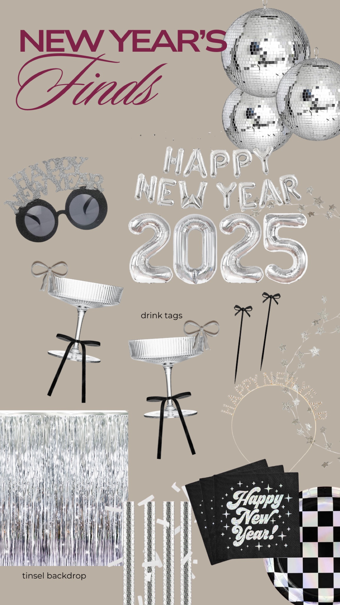 New Year’s Eve finds from Amazon ✨🥂 party essentials and accessories 

#LTKHoliday #LTKSeasonal #LTKFindsUnder50