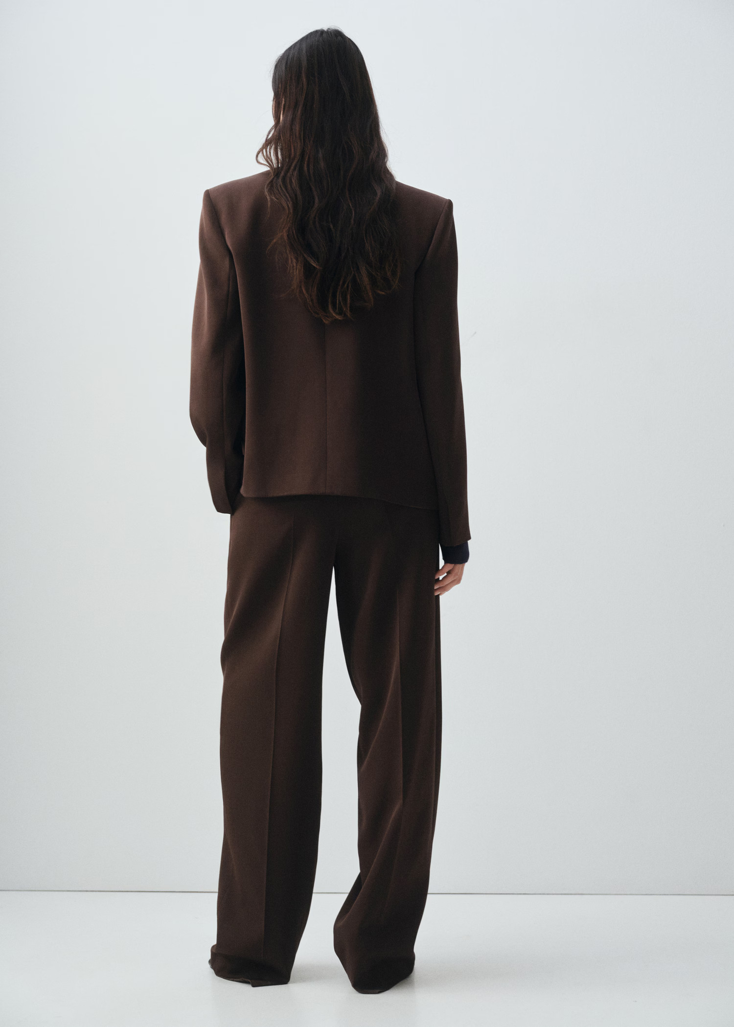 Pleated straight-leg suit pants | Mango (US/MX/AU)