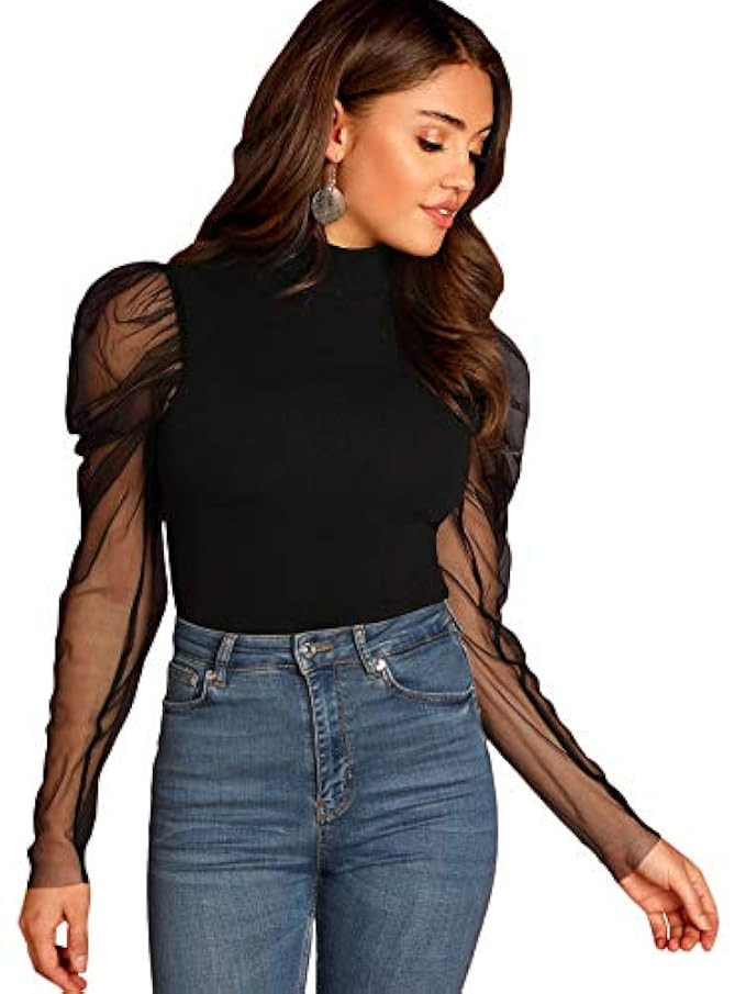 https://www.amazon.com/Romwe-Womens-Sleeve-Party-Blouse/dp/B07LGMMNVR/ref=mp_s_a_1_8?ie=UTF8&qid=154 | Amazon (US)